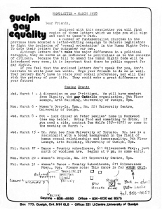 GGE Newsletter 1978 March
