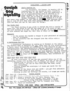 GGE Newsletter 1978 August