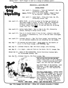 GGE Newsletter 1980 April/May