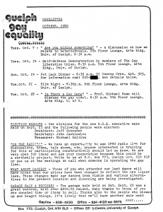 GGE Newsletter 1980 October