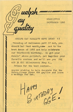 GGE Newsletter 1986 September