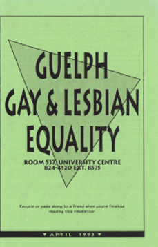 GGE Newsletter 1993 April
