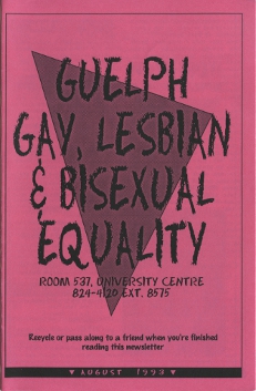 GGE Newsletter 1993 August
