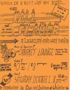 GLLOW Fall Flamer Dance, 1988, October 1