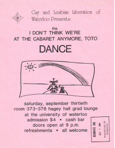 GLLOW Toto Dance, 1989, September 30
