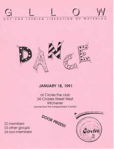 GLLOW Dance at Circles 1991, January 18