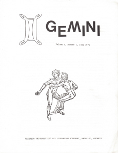 Gemini Issue 1