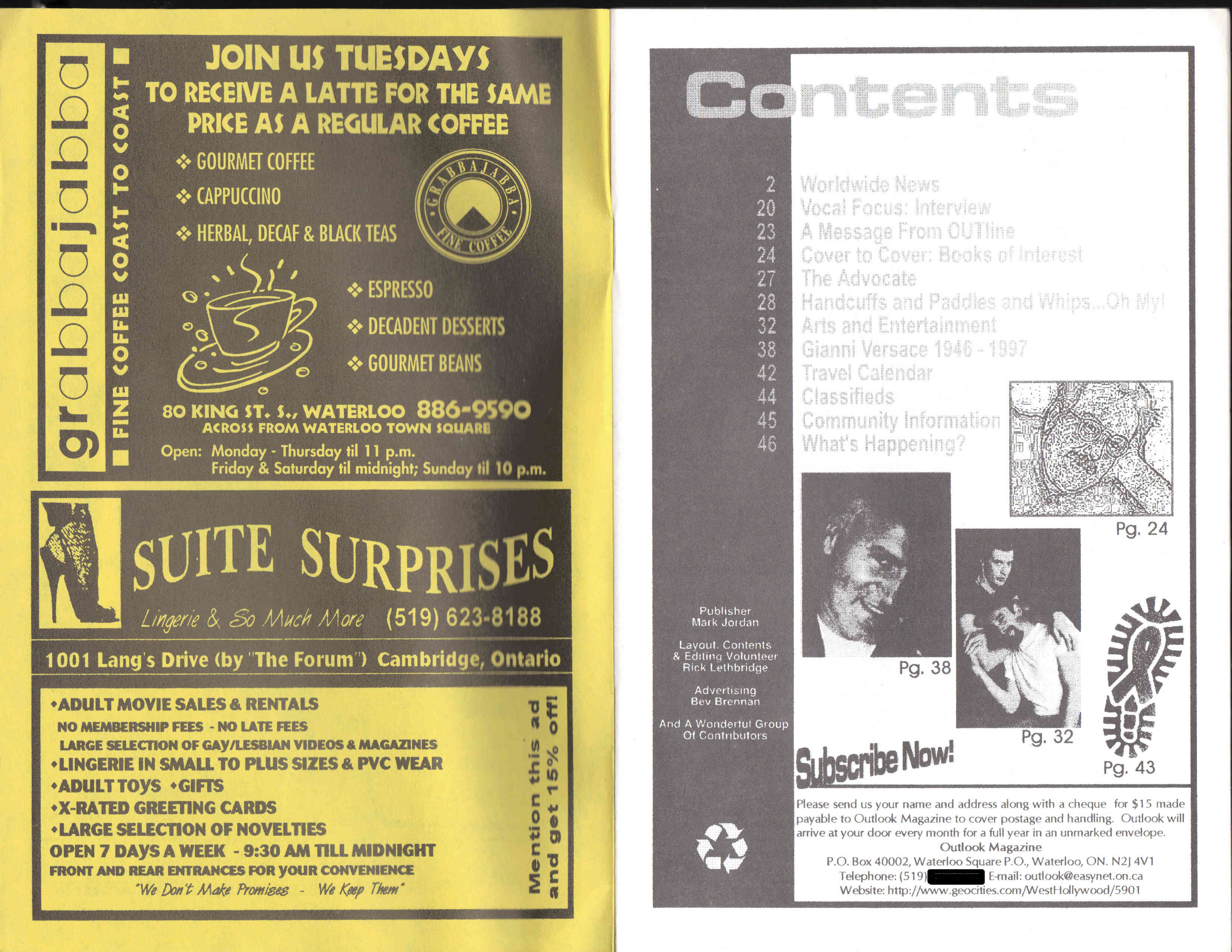 Issue 24 Inside Front Cover and p1