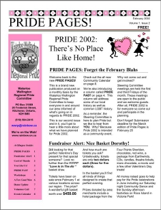Pride Pages 2002 February