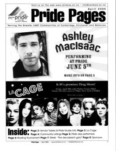Pride Pages 2005 April