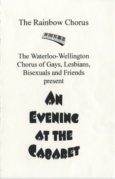 1997, Nov.22 Rainbow Chorus Programme