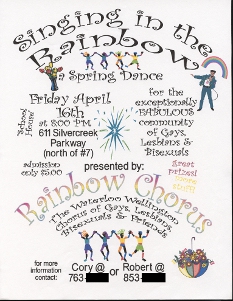 1999, April 16 Dance Poster 1