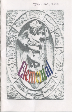 2001, January 20 Concert Poster