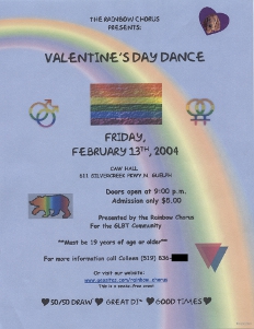 2004, February 13 Dance Poster