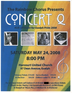 2008, May 24 Concert Q Poster