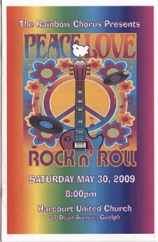 2009, May 30 Peace, Love, Rock n' Roll Programme