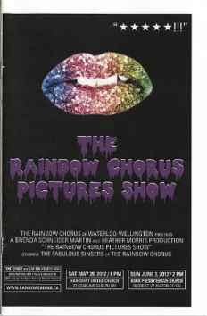 2012, May 26 & June 3 The Rainbow Chorus Pictures Show Programme