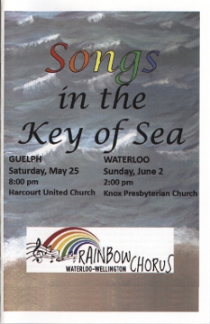 2013, May 25 & June 2 Songs in the Key of Sea Programme