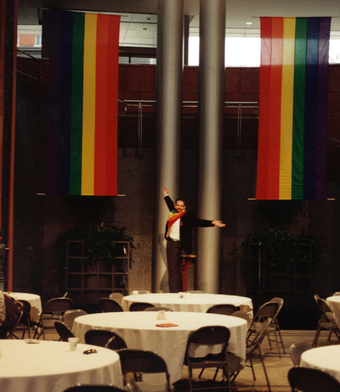 1996 Pride Photo Dave Callander 
Voguing #1