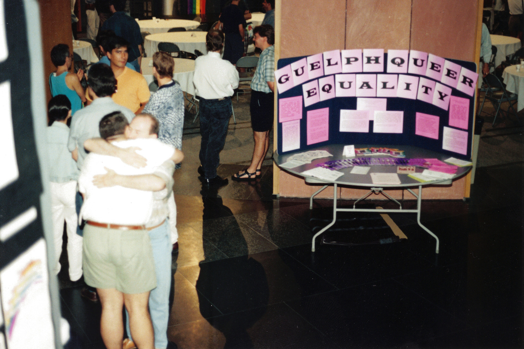 1996 Pride Photo Guelph Queer 
Equality Table