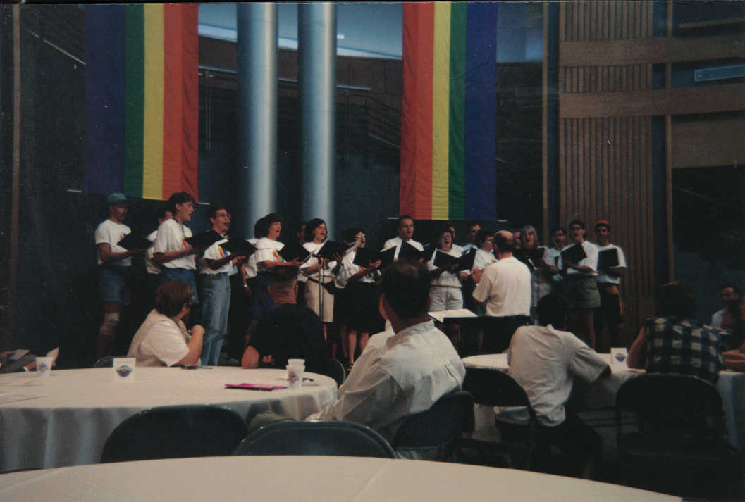 1996 Pride Photo Rainbow Chorus Shot #1