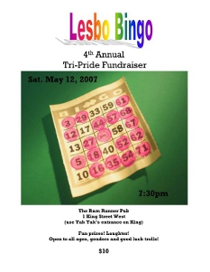 2007-05-12 4th Annual Lesbo Bingo Poster