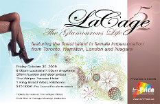 2009, October 30 - La Cage Poster