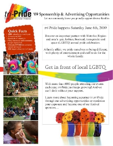 2009 Sponsorship Brochure