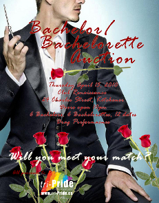 2010, April 15 - Bachelor / Bachelorette Auction Poster 1