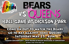 2013-05-25 Bears Vs Queens Ball Game Poster